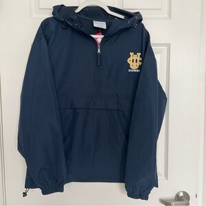 UCI Alumni wind breaker jacket new with tags size large navy